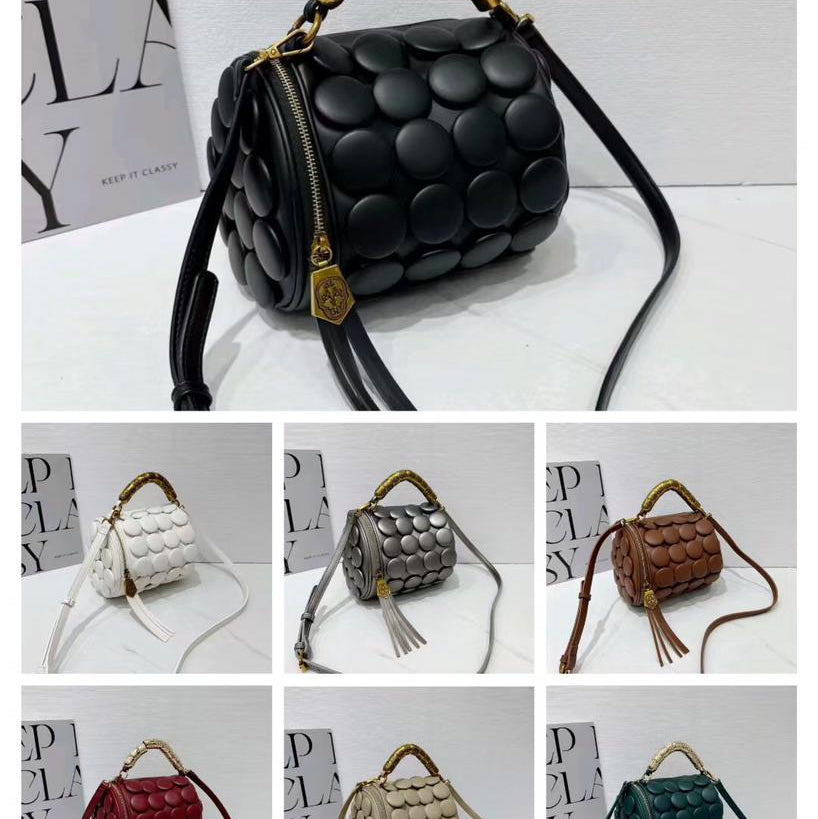 Bubble Luxe Cylinder Bag Collection