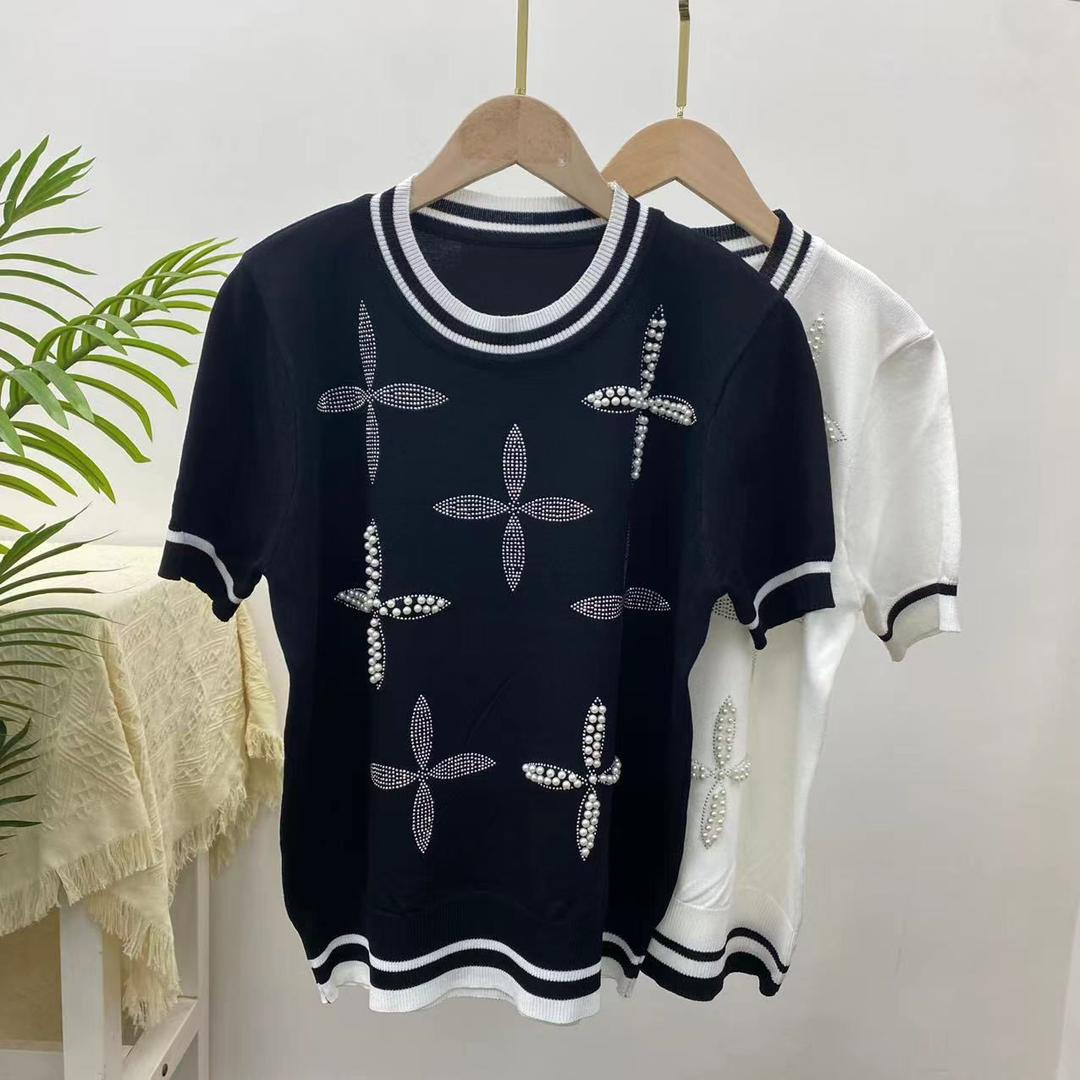 Radiant Cross Knit Tee Duo