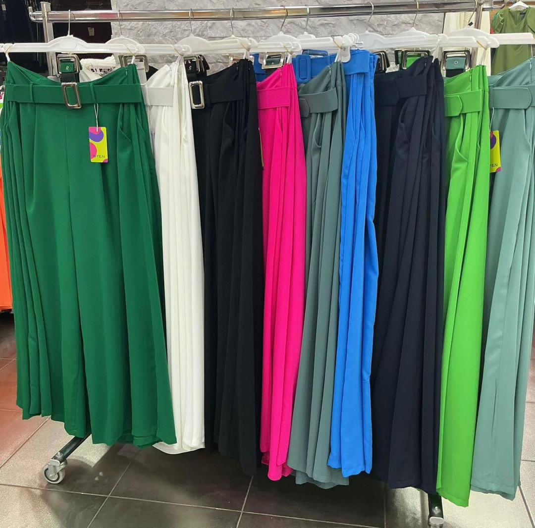 Belted Pleat Perfection Skirt