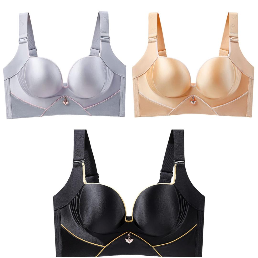 Satin Comfort Contour Bra Trio