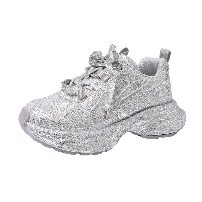 Silver Surge Glitter Sneaker