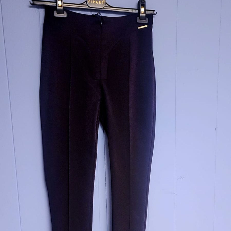 Midnight Seam Satin Trousers