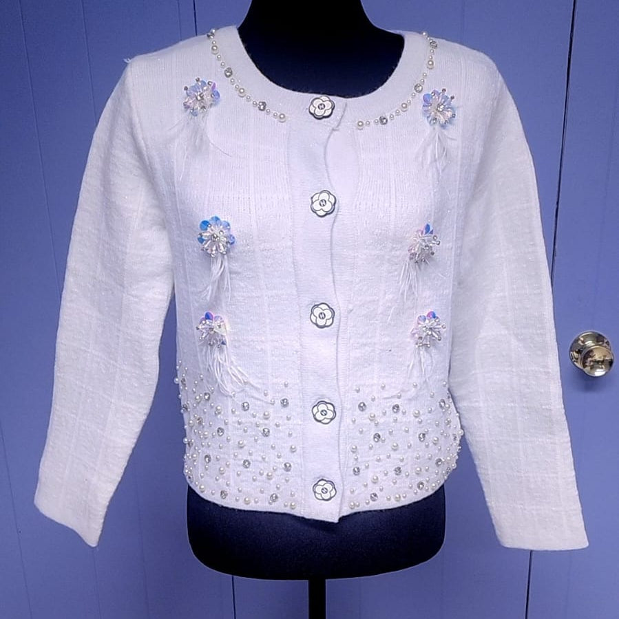 Pearl Bloom Tassel Jacket