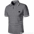 Grey Edge Stripe Polo