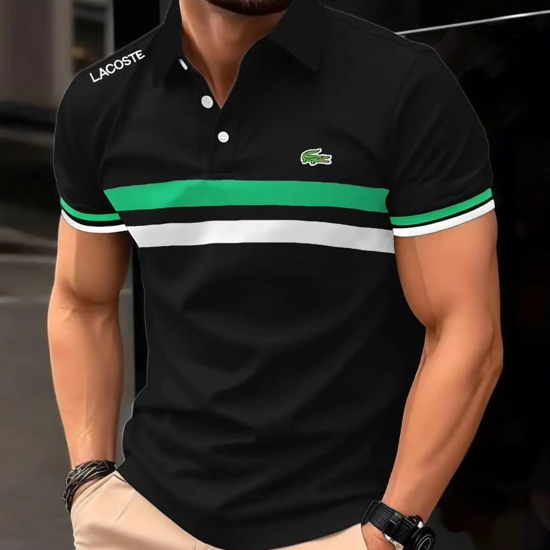 Lacoste Stripe Motion Polo