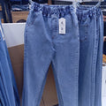 SkyEase Elastic Denim Joggers