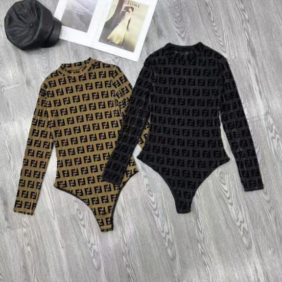 Fendi FF Monogram Bodysuit Duo