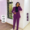 Royal Violet Power Suit
