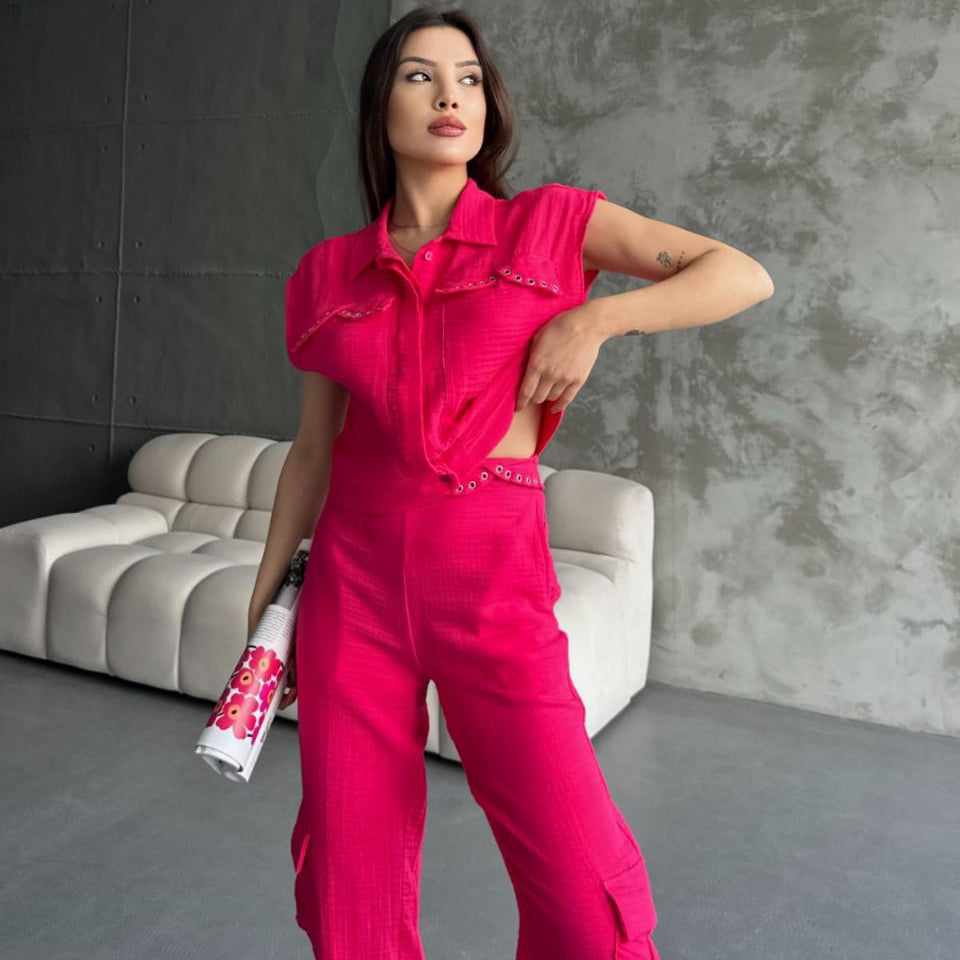 Hot Pink Cut-Out Power Set