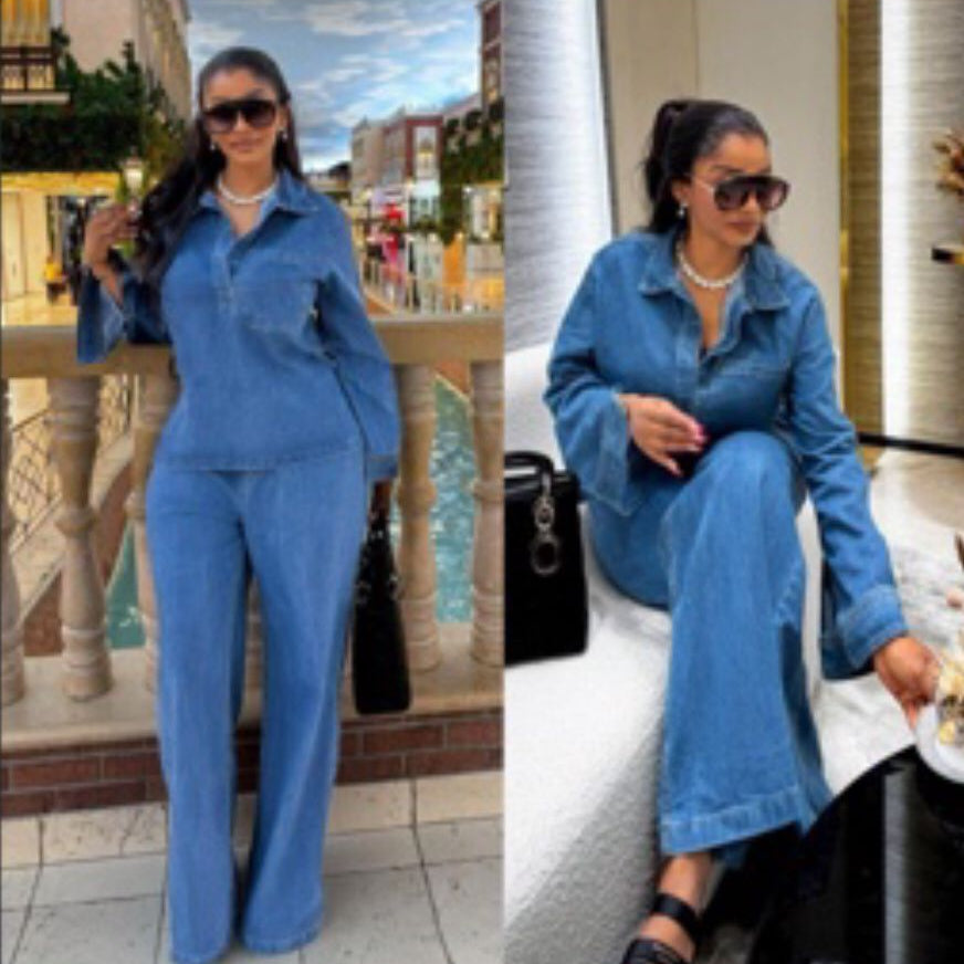 Pearl Luxe Denim Ensemble