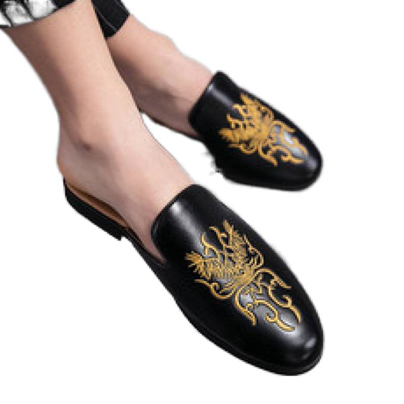 Golden Phoenix Slip-Ons