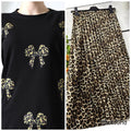 Wild Elegance Leopard Skirt
