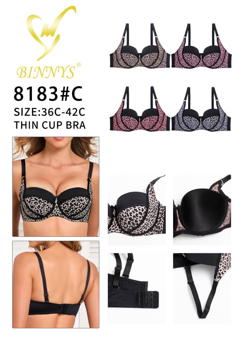 Binnys Leopard Luxe Bra