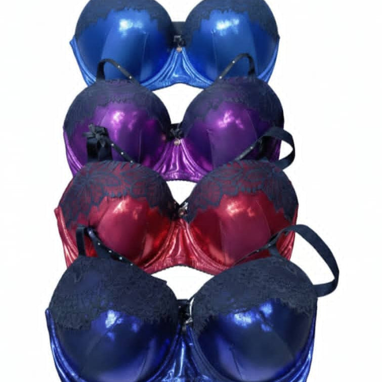 Satin Radiance Lace Bra Set