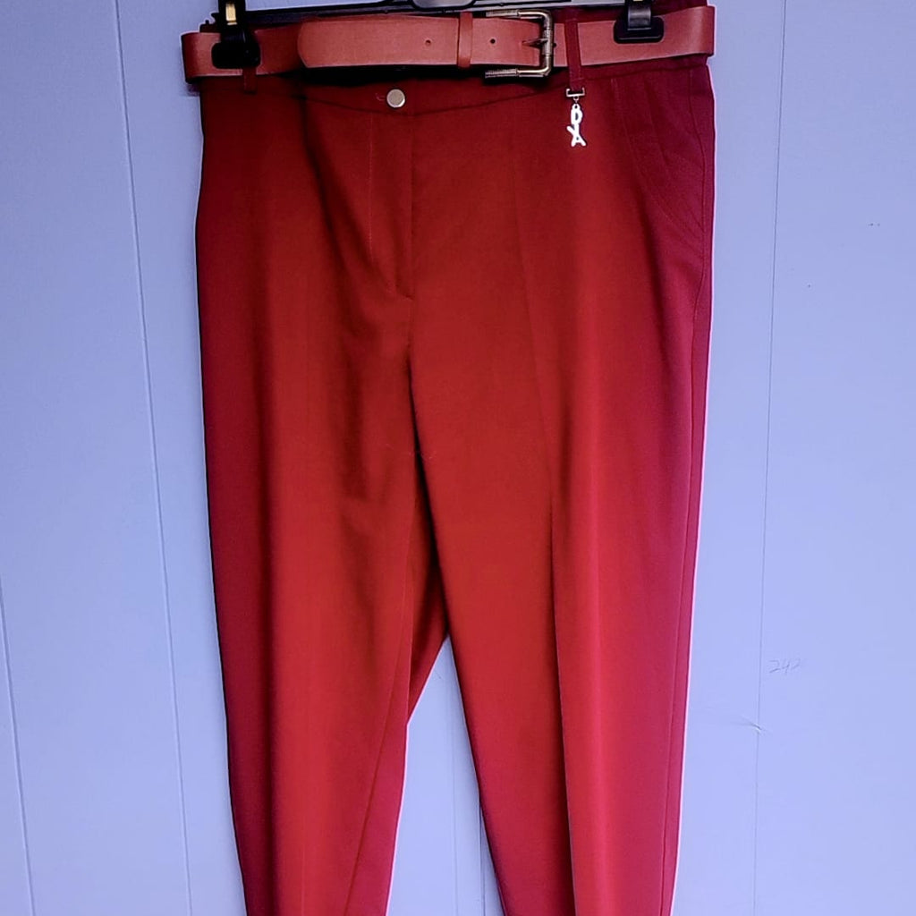 Mustard Luxe Faux-Leather Pants